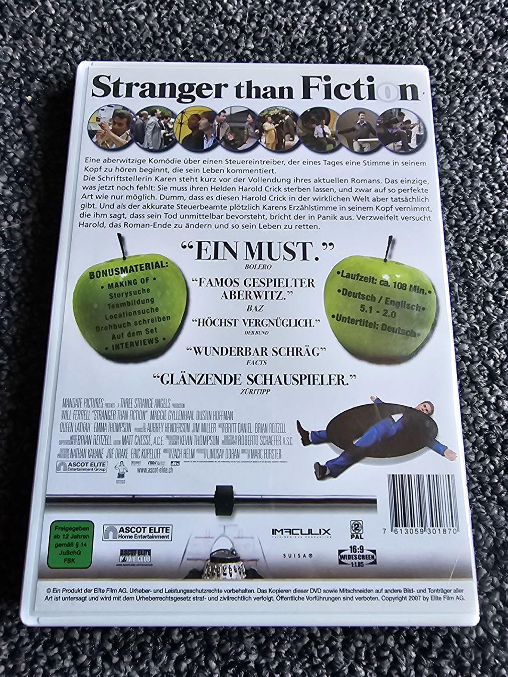 Tutti i DVDs: Stranger than Fiction (21439) – Usato da Ruswil venduto da jan_bxl5 1