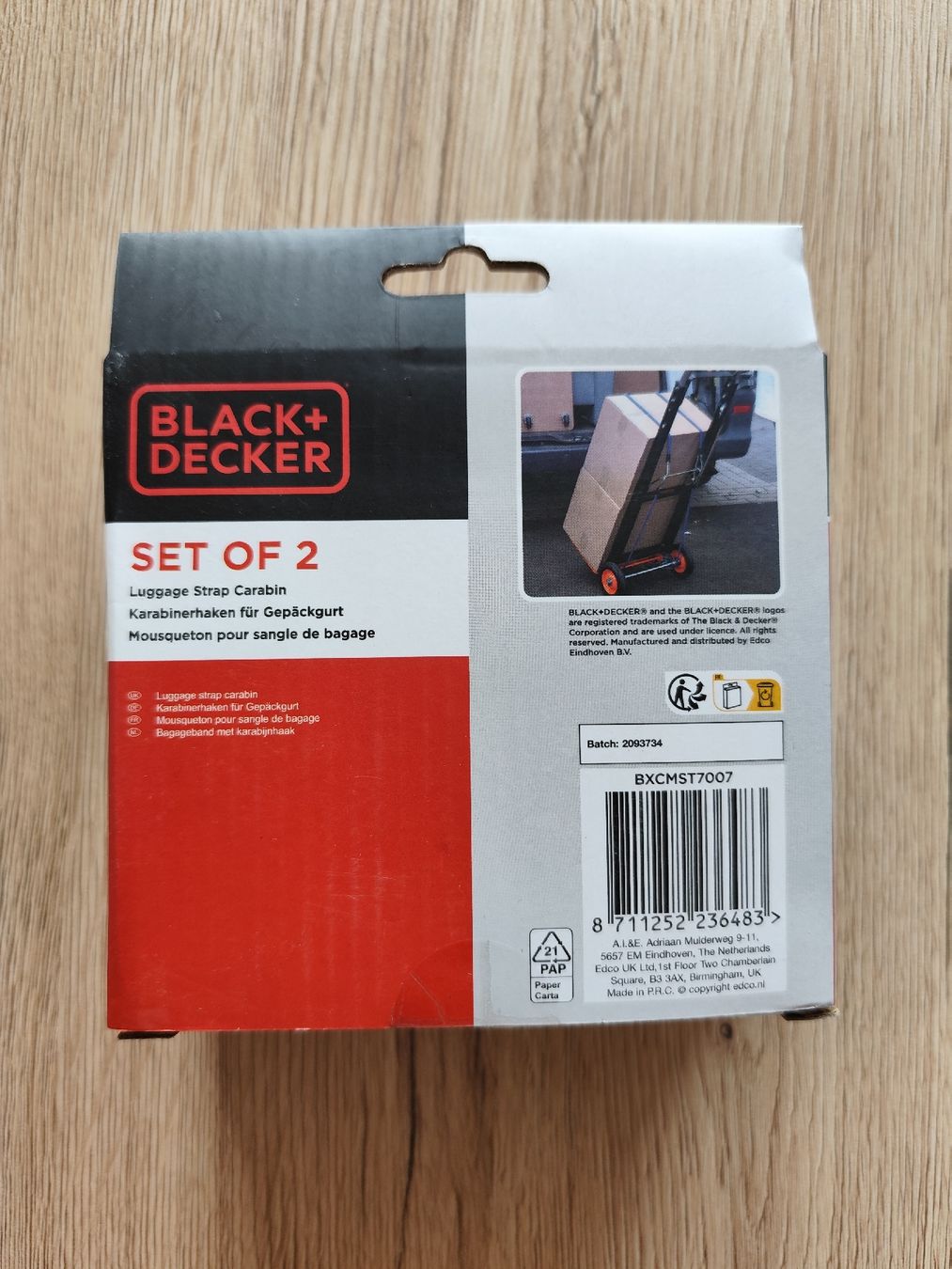 Tutti gli attrezzi: Sangles bagages Black+Decker, set de 2, neuf, pratique! – Nuovo e nell'imballaggio originale da Corbeyrier venduto da gen_9scn 1