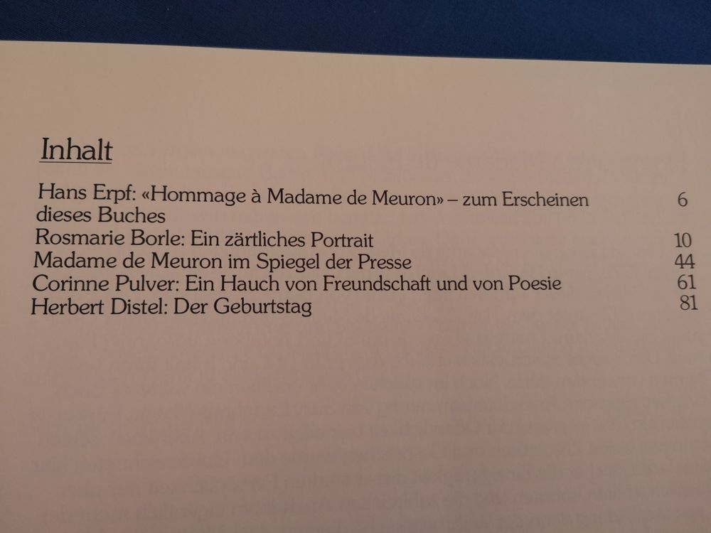 Elisabeth Madame de Meuron Kaufen auf Ricardo