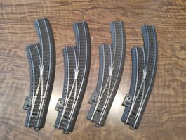 4x Märklin - Bogenweiche links