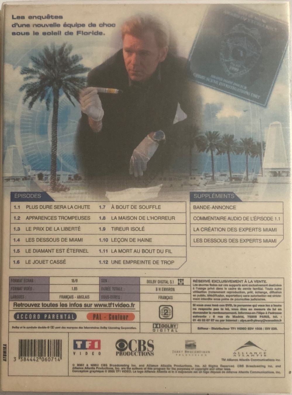 Alle DVDs: LES EXPERTS: MIAMI (SAISON 1) – Gebraucht aus Poliez-Pittet von Newtown-Records 1