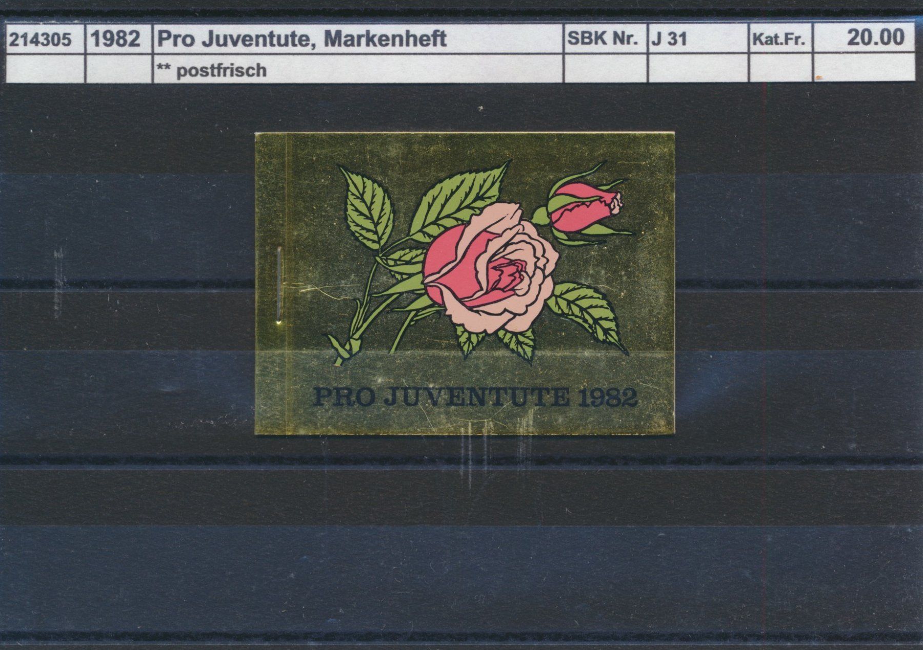 Tous les timbres: 1982 Pro Juventute, Markenheftchen, ** postfrisch – Neuf (Voir description) à Winterthur par Zupogeru