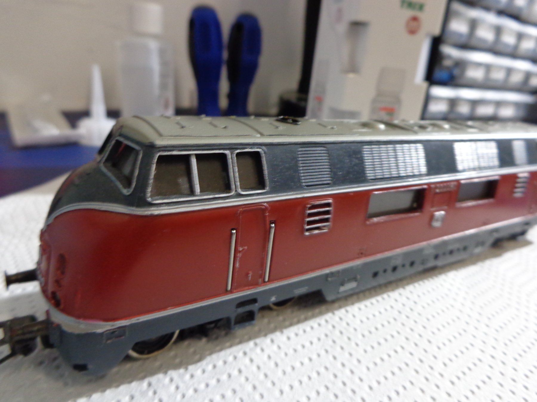 Märklin Modelleisenbahnen: Diesellok mit Dampf – Gebraucht aus Untersiggenthal von Franz070 2