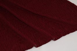Stoff Jersey gesmokt bordeaux