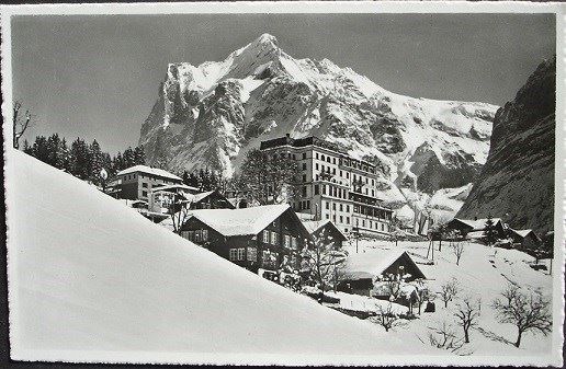 Ansichtskarten: GRINDELWALD Hotel Bevédère – Gebraucht aus Jona von philajona