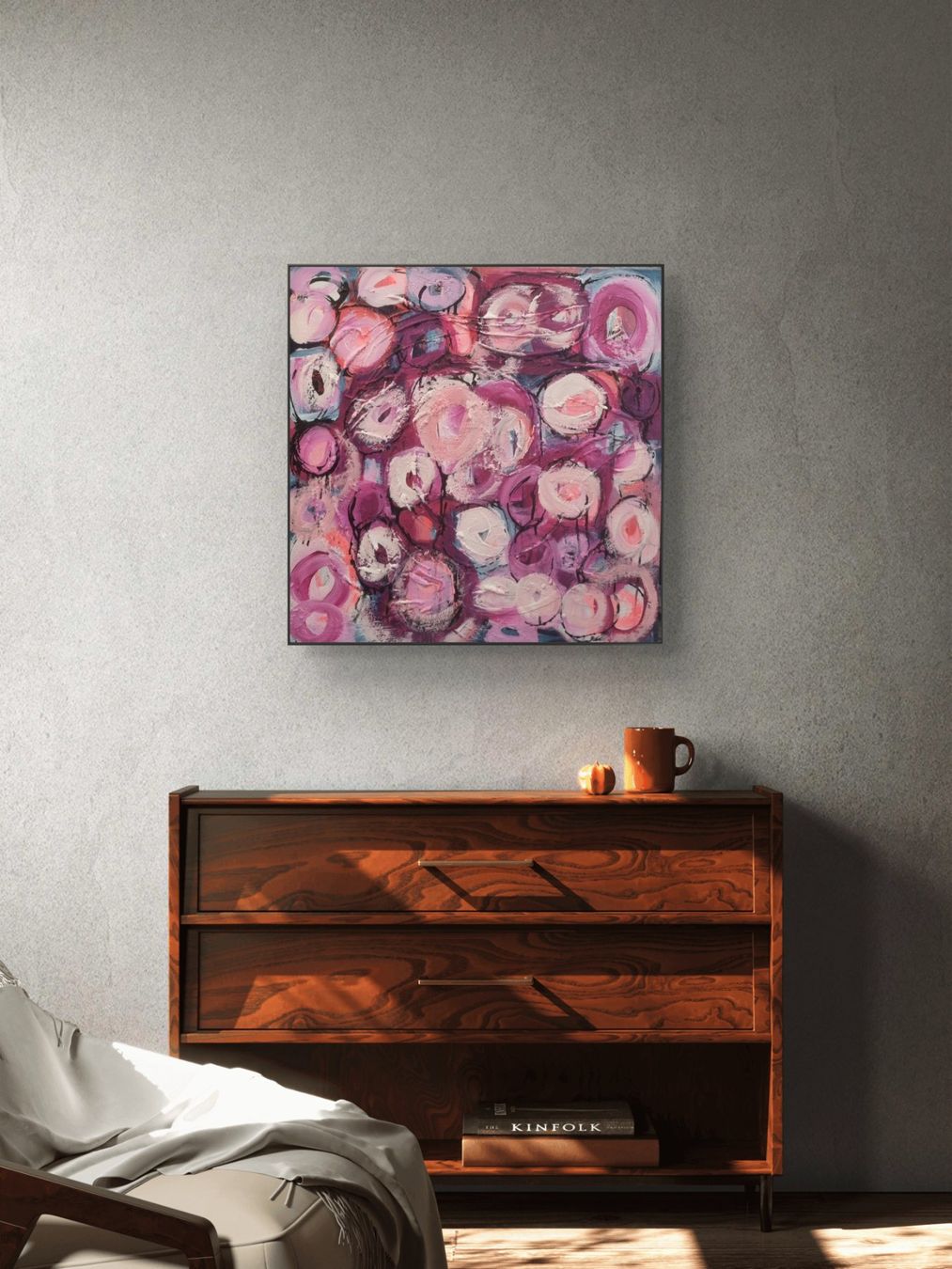 Gemälde: Originales abstraktes Bild 60x60x3cm – Neu (gemäss Beschreibung) aus Urdorf von Contra8 2