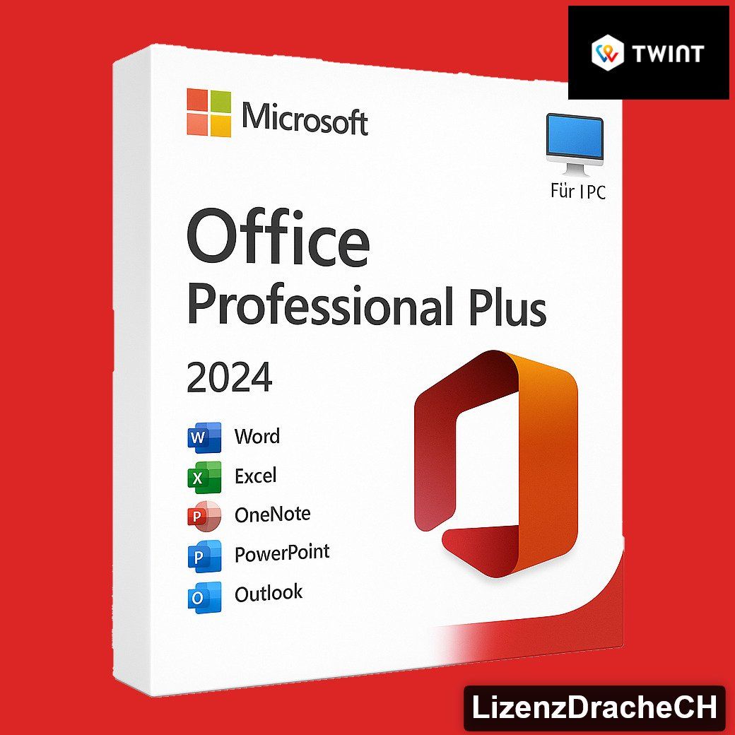 Software: MS Office Professional Plus 2024 Francais Twint | Original K – Usato da Pieterlen venduto da LizenzDrache
