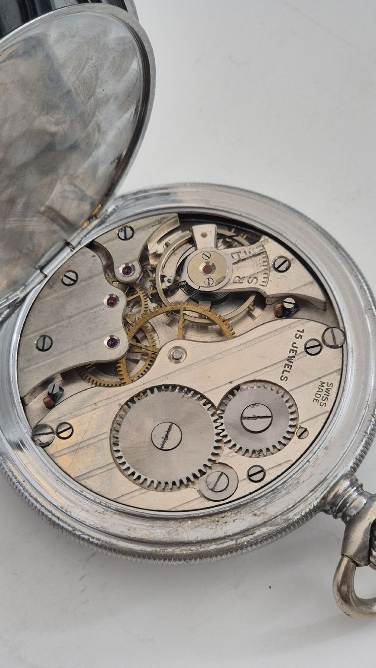 Orologi: Chüeli Taschenuhr mit Kette, 50.5 mm – Usato da Marbach SG venduto da Zippo1401 5