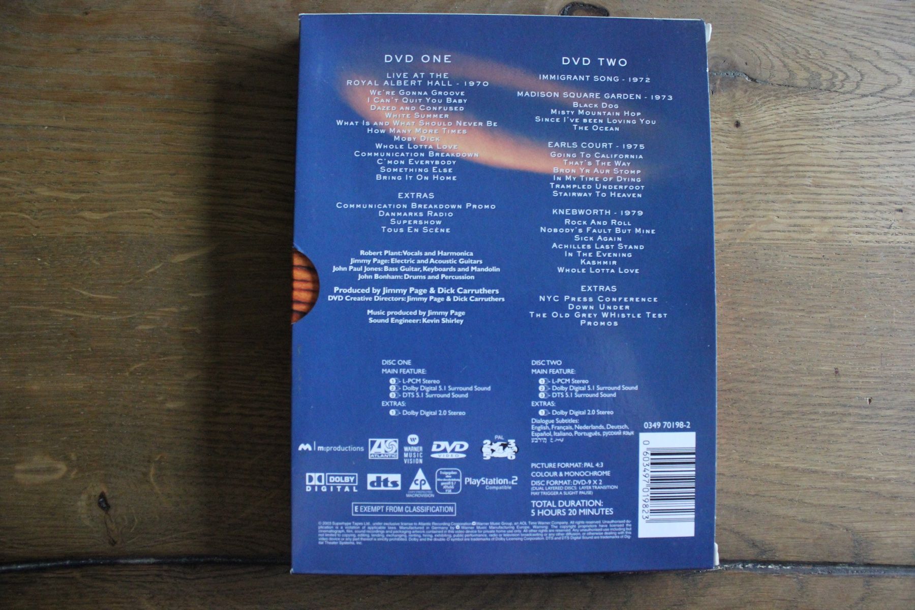 Alle DVDs: LED ZEPPELIN "LED ZEPPELIN (LIVE)" 2 DVD (1833) – Neu (gemäss Beschreibung) aus Geroldswil von Schlumpfine1973 1