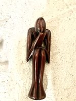 Afrikanische Holzfigur Skulptur Denker Penseur aus Senegal