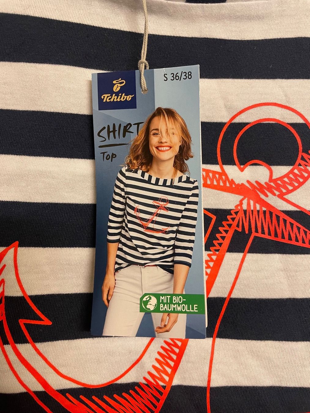 Tchibo T-shirt: T-shirt marin - Tchibo - NEUF – Nuovo e nell'imballaggio originale da Genève venduto da skicar 3