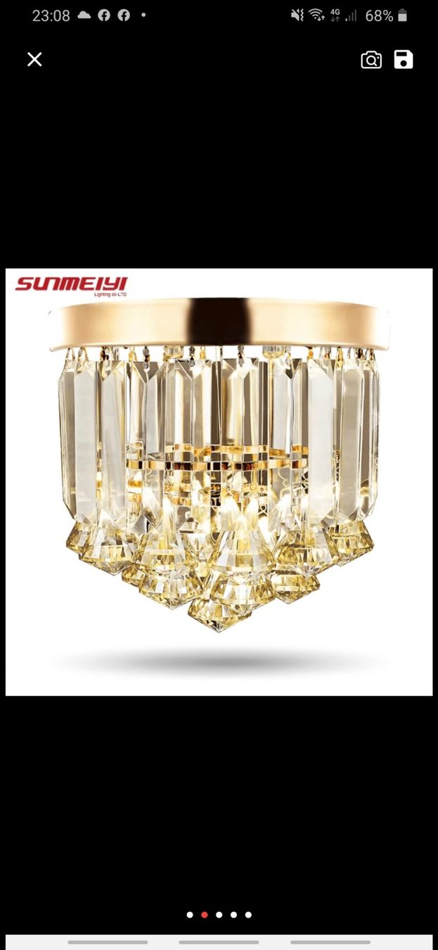 Lampadari & plafoniere: 2 stk kronleuchter gold – Usato da Dintikon venduto da svl_9rr5 1