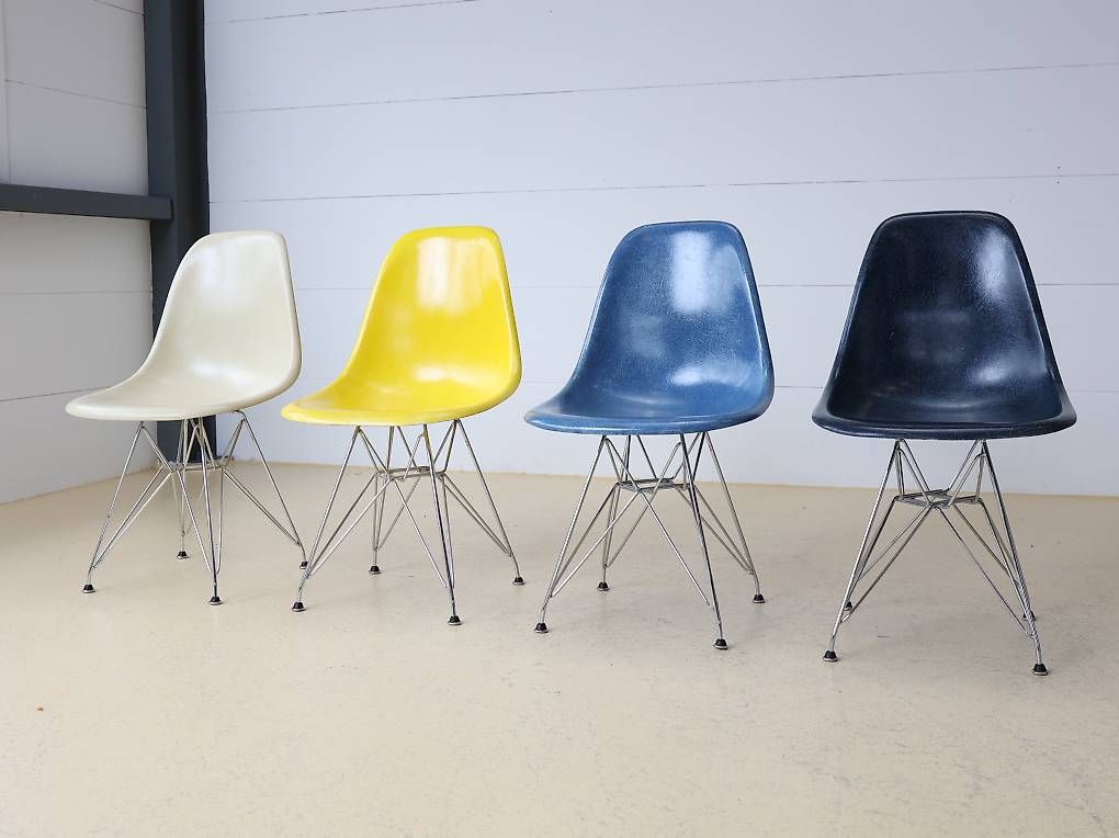 Herman Miller Sedie: Eames Fiberglas Stühle von Hermann Miller, Eiffel Base – Usato da Meinisberg venduto da atelier_TILIJA 8