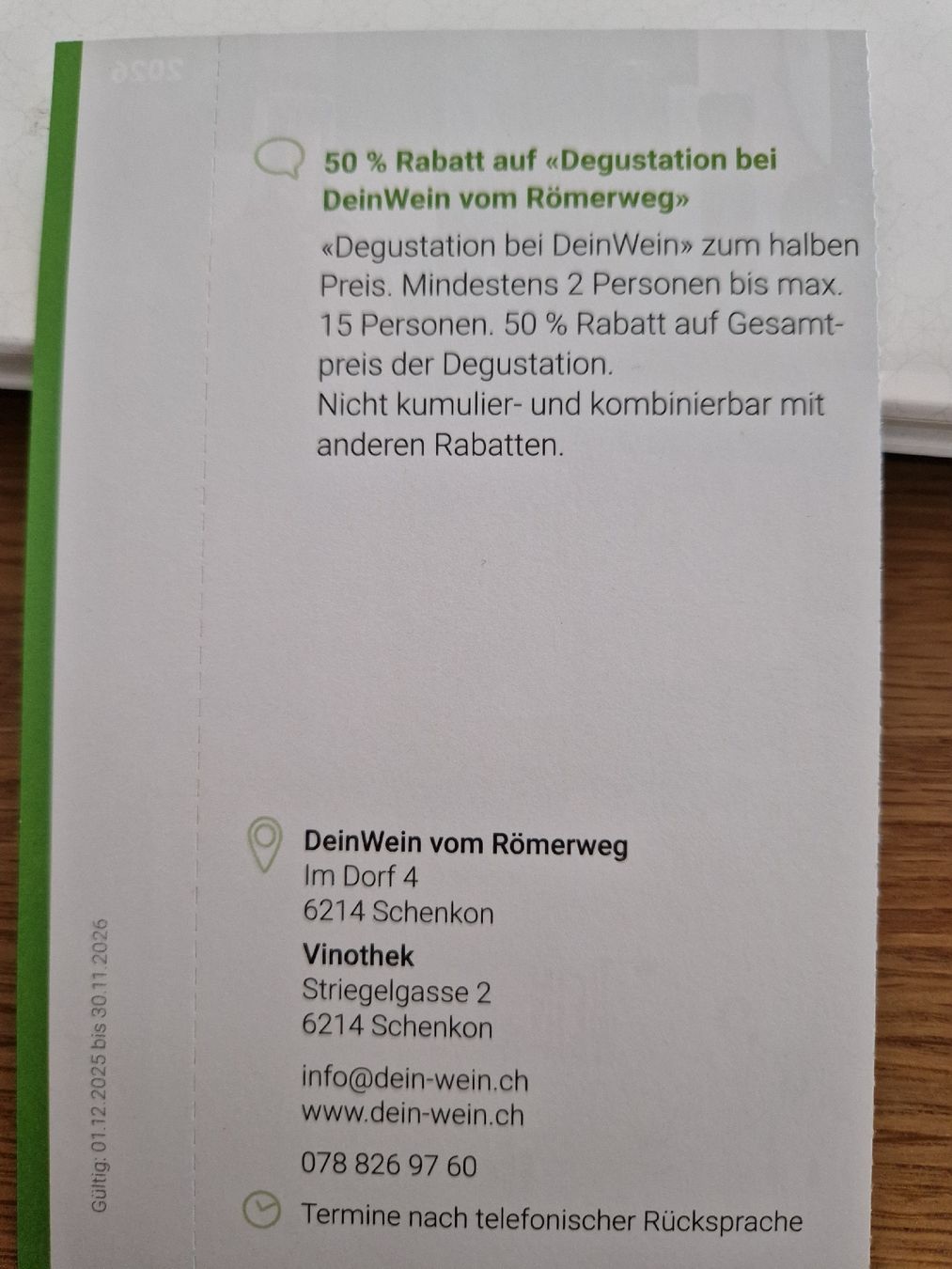 Buoni: 2für1 Dein Wein vom Römerweg – Nuovo e nell'imballaggio originale da Kulmerau venduto da Doene7 1