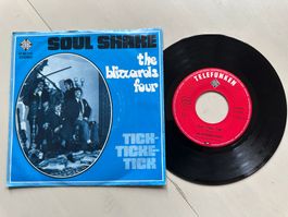 THE BLIZZARDS FOUR rare Soul shake Single Psychedelic 60's