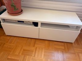 Meuble bas IKEA BESTA blanc 