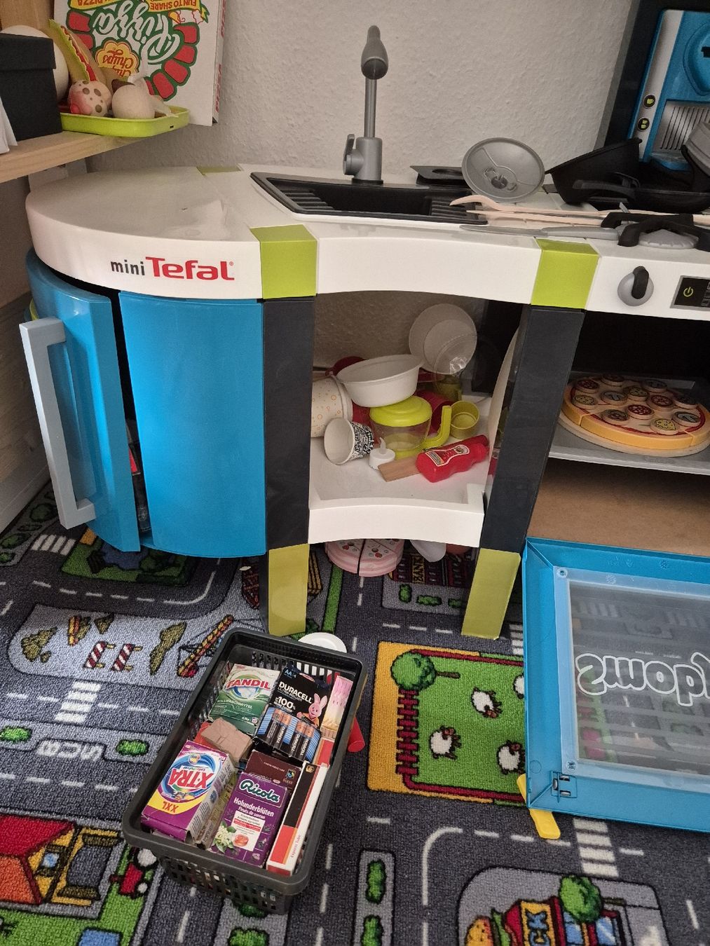 Smoby Giocattoli: SMOBY' Mini-Tefal Kitchen, Play Food & Shopping Carts – Usato da Genève venduto da Giechi76 1