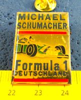 FORMULA1 MICHAEL SCHUMACHER AUTO RACING PIN GESTEMPELT