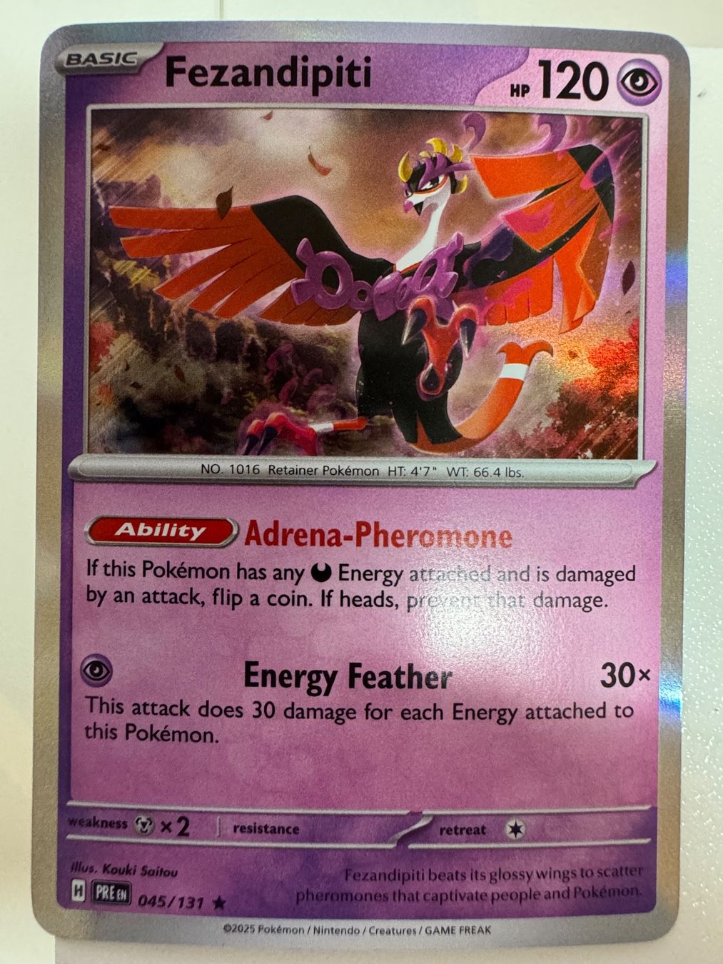 Pokémon Sammelbilder & Trading cards: Fezandipiti | Reverse Holo | 045/131 – Neu (gemäss Beschreibung) aus Bassersdorf von ero_9zp9