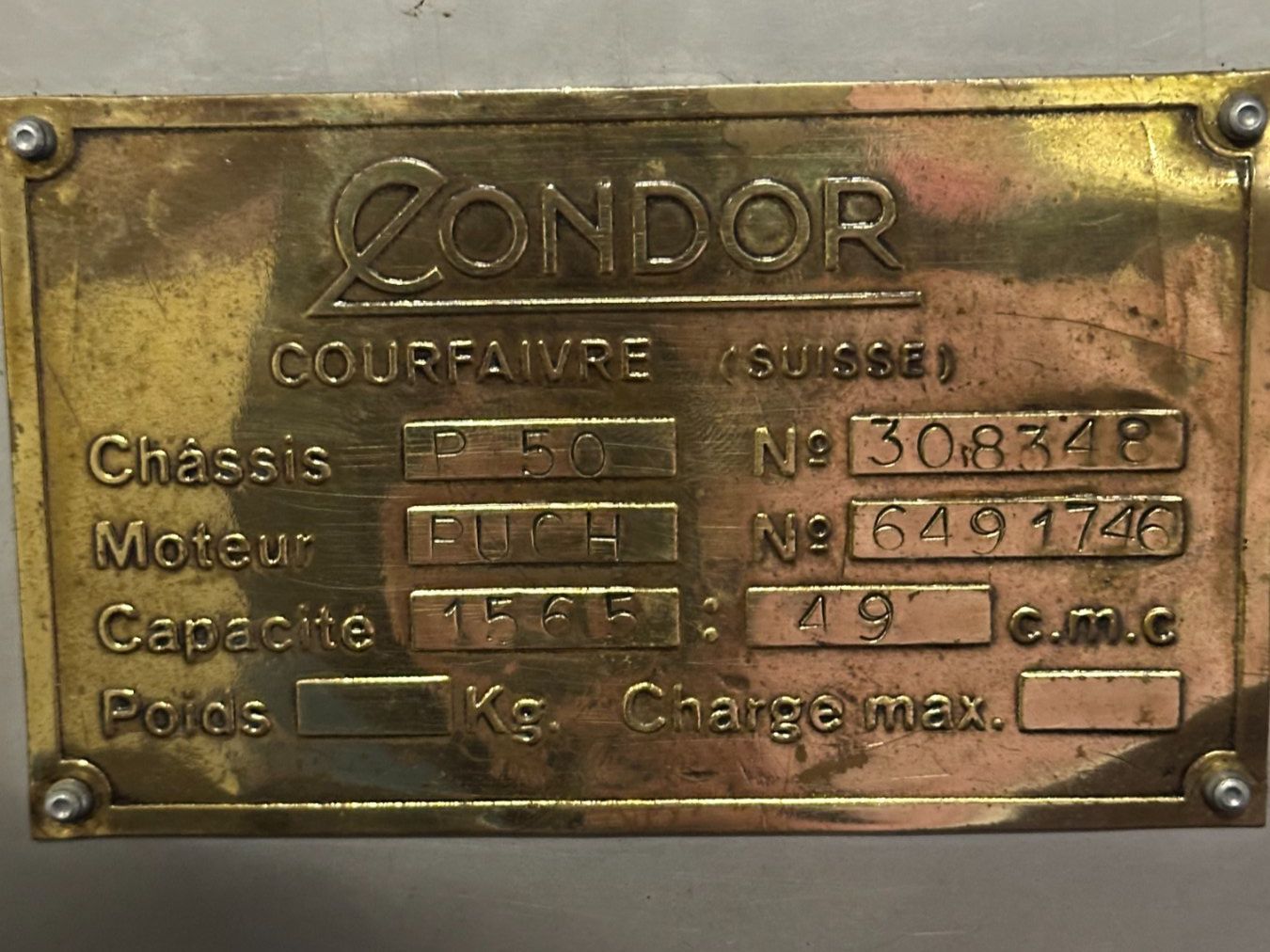 Condor Trikes: Condor P50 Puch 49ccm Invalidendreirad Oldtimer Courfaivre – D'occasion à Luzern par mar_ydg2 7