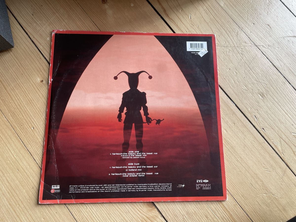 Vinyles: Sven Väth - Harlequin - Vinyl - Techno – D'occasion à Bern par var_kc7x 1