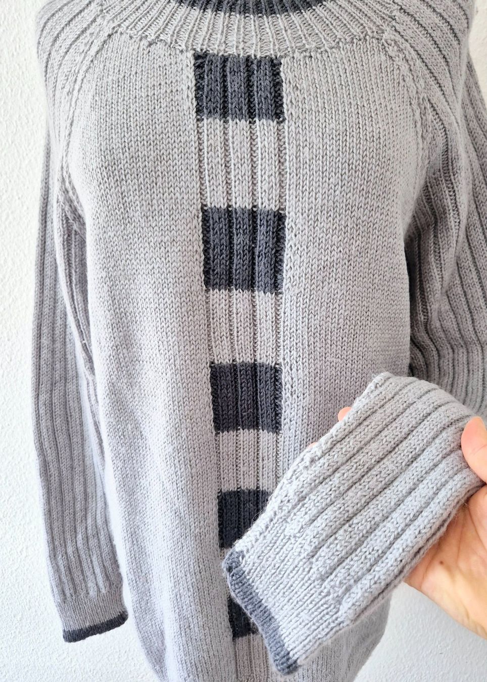 Maglioni & Felpe: PULLOVER STRICKWARE STRICKPULLI HANDMADE L 40 UNISEX UNIKAT – Usato da Elsau venduto da the-colorful-side 3