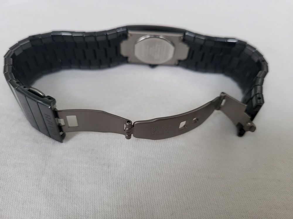 Bracelet De Montre Rado Diastar / Ceramica En Céramique - Largeur 24 Mm - Noir - Occasion