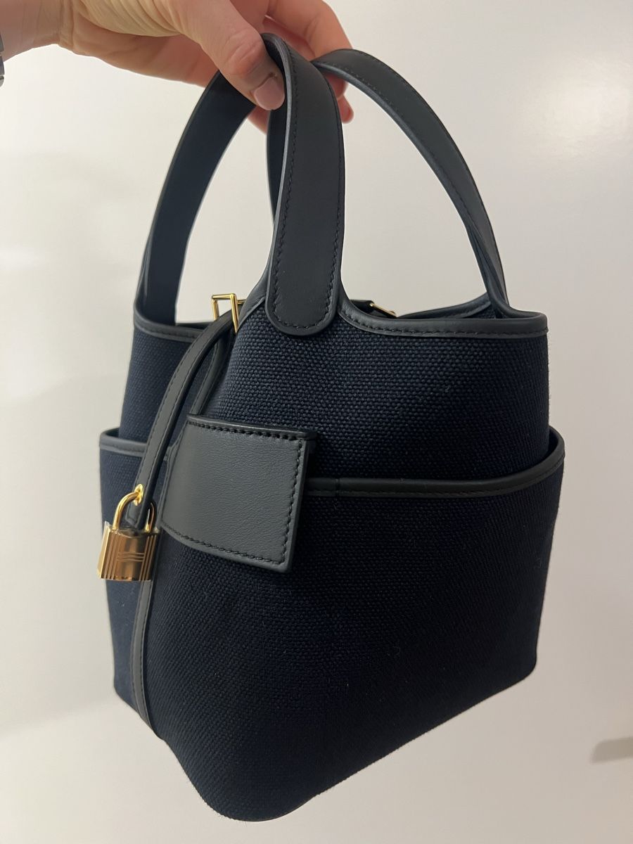 Hermès Borse da donna: Hermès Picotin 18 Cargo Pocket black – Nuovo e nell'imballaggio originale da Siebnen venduto da sellingmystuff1 8