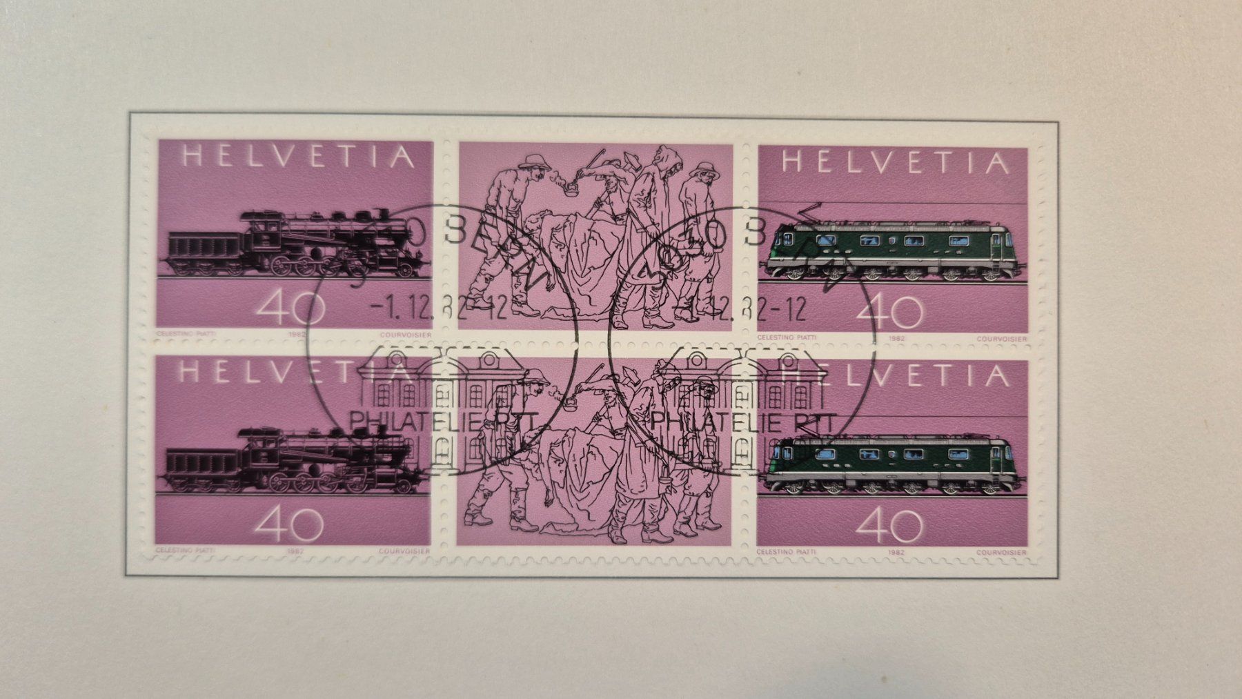 Alle Briefmarken: Briefmarken 1982, Gotthard – Gebraucht aus Wängi von Maur1