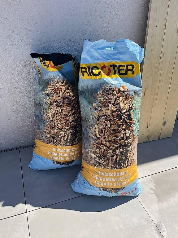 Articoli in legno: Ricoter Holzschnitzel 2x ca. 50 L – Usato da Münchwilen TG venduto da jusch