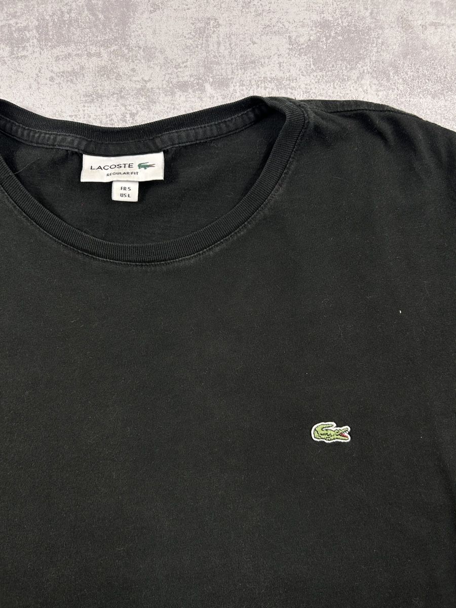 Lacoste T-Shirts: T-shirt Lacoste noir - taille L – Neu (gemäss Beschreibung) aus Hauterive NE von Leo_o 1