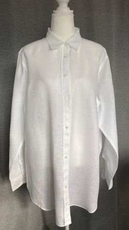 Lauren Ralph Lauren Hemdbluse aus Leinen Grösse XL