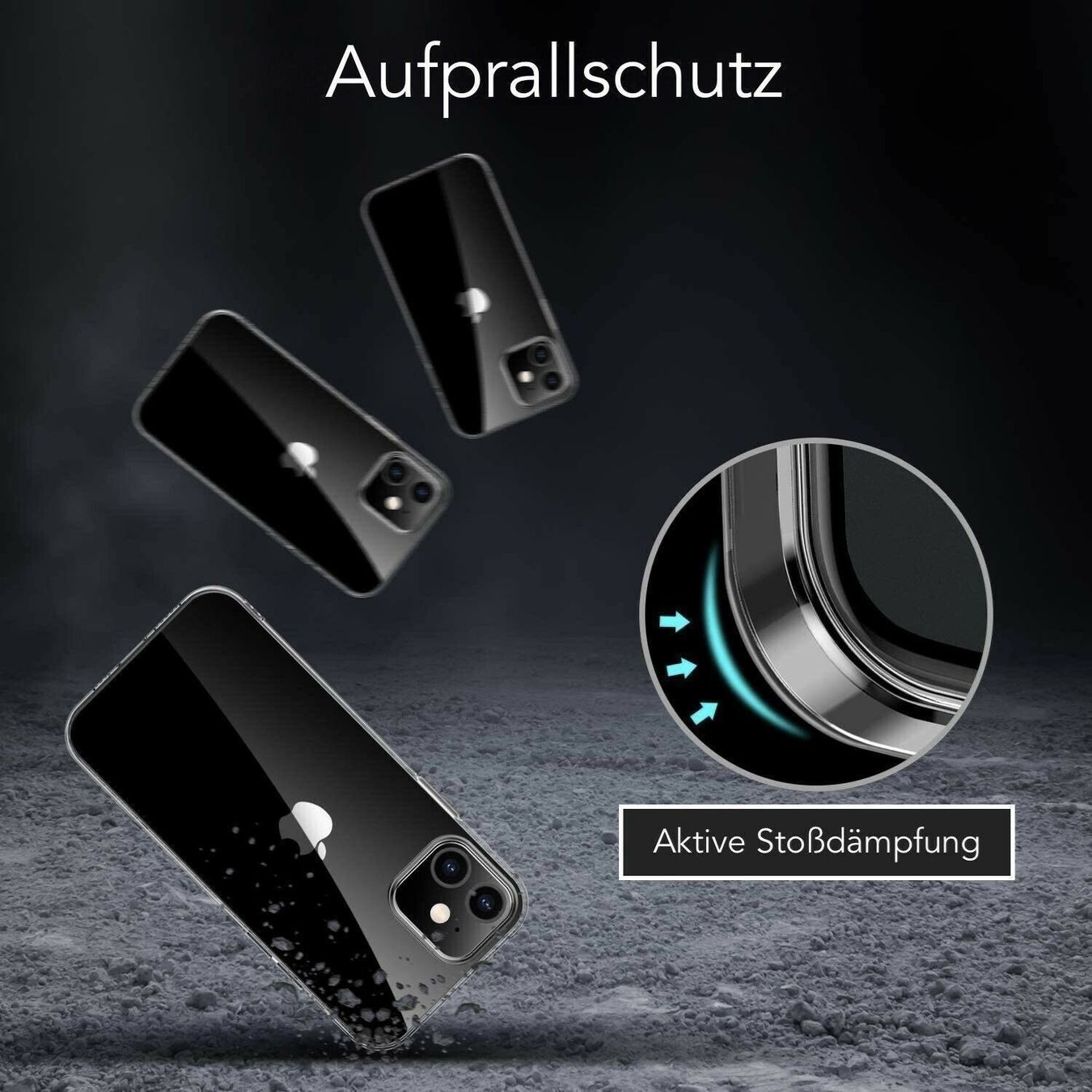 Apple Cover & Protezioni schermo: iPhone 12  Hülle Silikon Schutzhülle – Nuovo (secondo la descrizione) da Holderbank AG venduto da doni3101 2