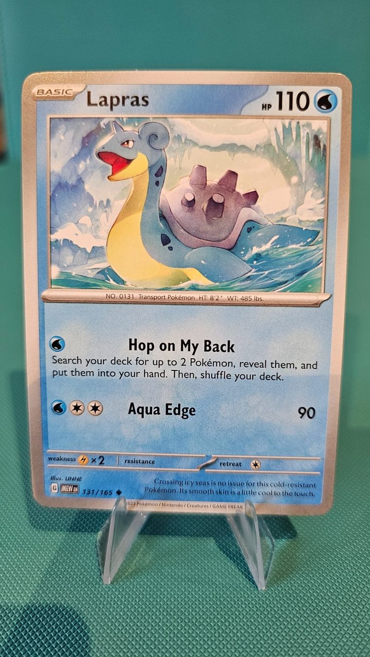 Pokémon Cartes à collectionner: Lapras MEW 131/165 EN – D'occasion à Rheineck par Pinia03