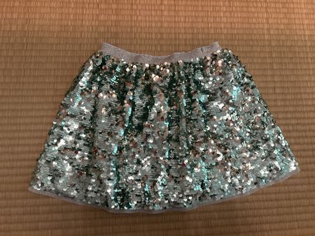 Glitzerrock 128 7-8 H&M