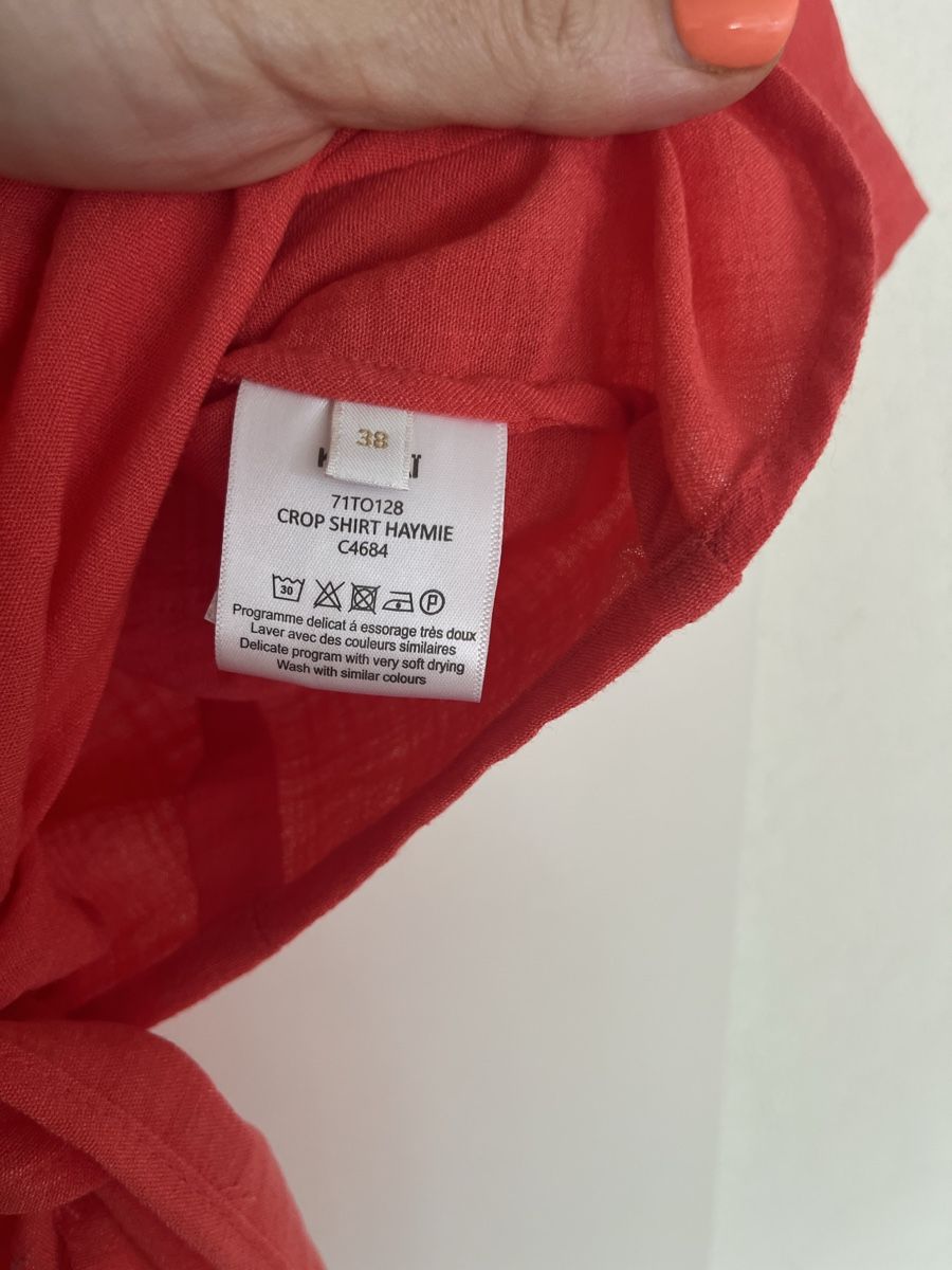 Kookai Camicette: Kookai Cropped - Hemd, Grösse 38 – Usato da Wädenswil venduto da Iana32 1