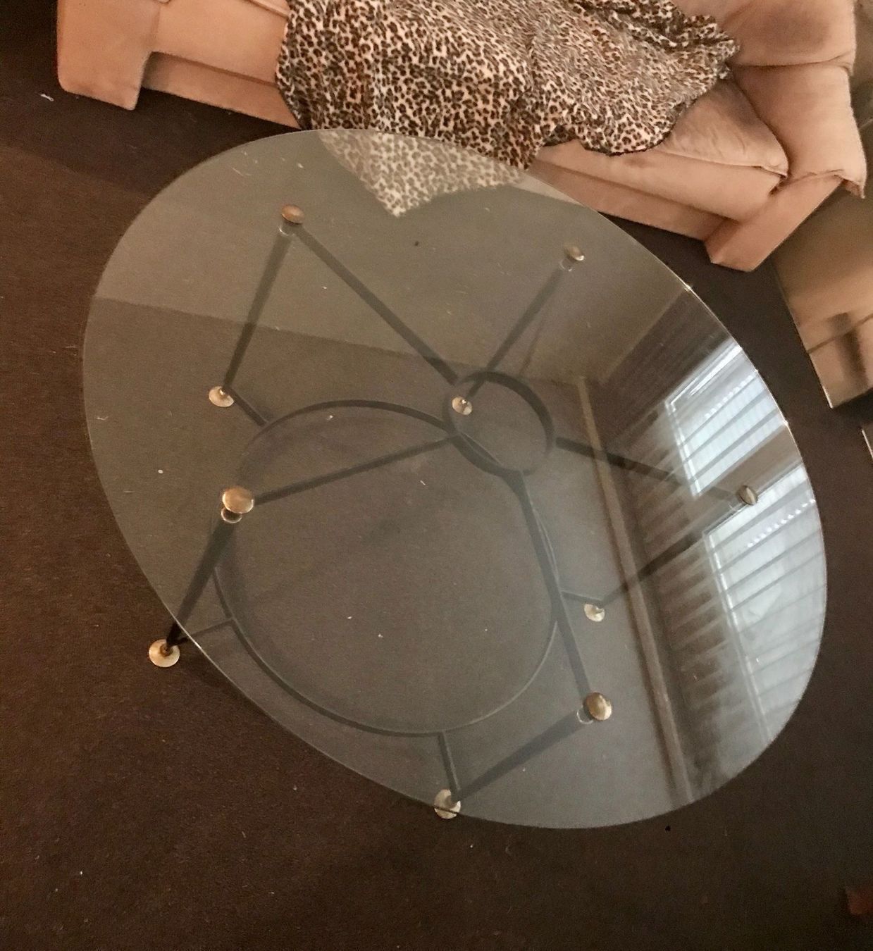 Tische: Couchtisch Glas/Metall – Gebraucht aus Solothurn von Spicar 1