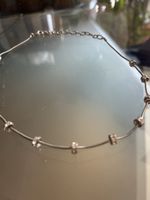 Collier ras de cou argenté et strass Agatha Paris