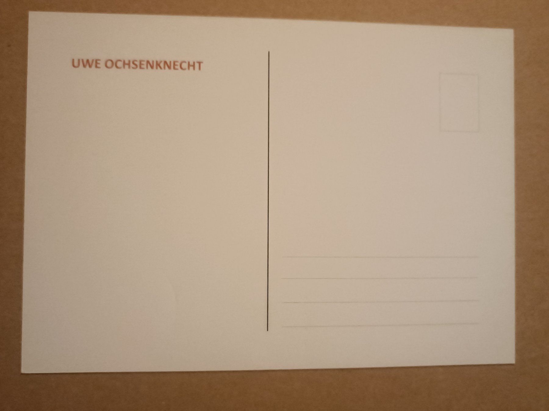 Autogramme: Uwe Ochsenknecht - handsignierte Autogrammkarte – Gebraucht aus Menziken von Artographs 1