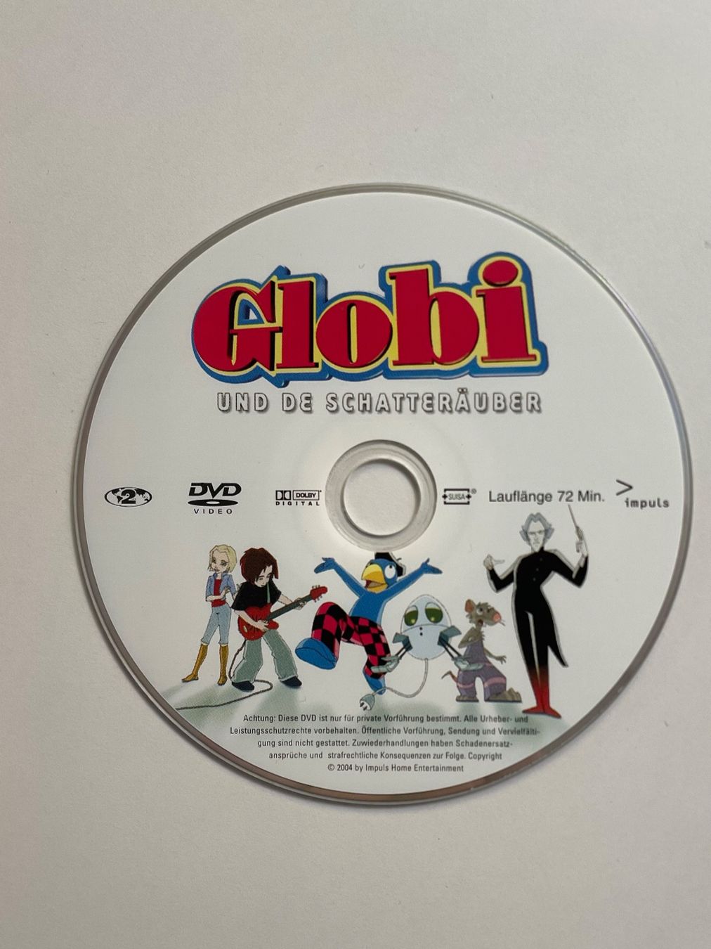 Tutti i DVDs: Globi und de Schatteräuber - Top RAR – Usato da Muri b. Bern venduto da AdidasCollector 2