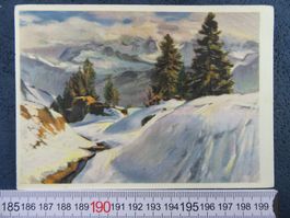 PRO INFIRMIS LU AK RIGILANDSCHAFT IM SCHNEE 1938 BUG