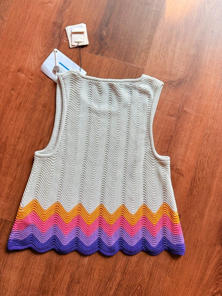 Sandro Top: New Sandro Crochet Gradient Tank Top - 4 – Nuovo e nell'imballaggio originale da St-Sulpice VD venduto da juhdu 6