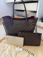 Louis Vuitton Neverfull MM Damier Ebene guter Zustand