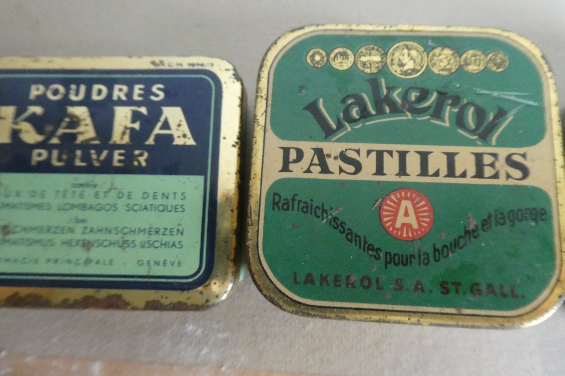 Barattoli: 3 boites ancienne fer – Usato da Fontaines NE venduto da monloisir 2