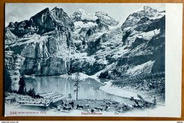 Oeschinensee Vers 1900... Kühe . Animée