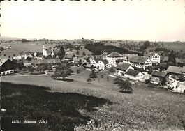 Wädenswil ZH Hütten Ortsansicht Nr.12753 ,  1950