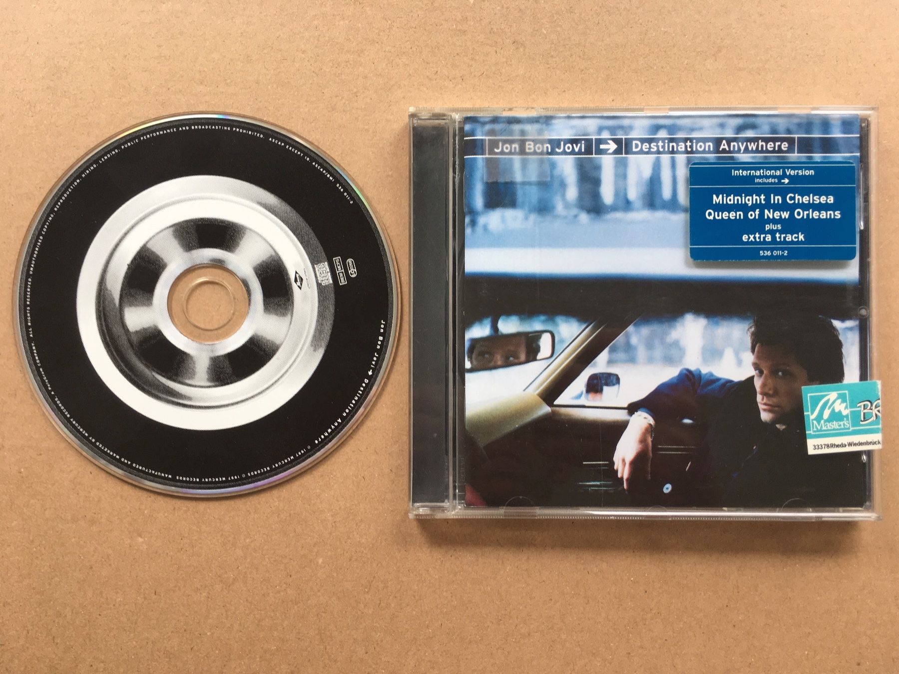 CDs: Jon Bon Jovi: Destination Anywhere -CD- – Gebraucht aus St.Gallen von MedienJoe