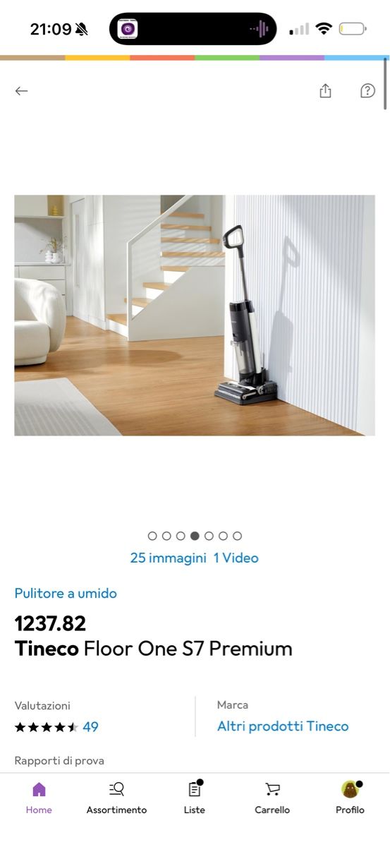 Tineco Aspirapolveri & Accessori: Tineco Floor One S7 Premium – Usato da S. Antonino venduto da gaia.pedr 1