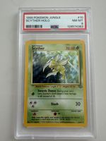 Pokémon Scyther Jungle Holo 10/64 PSA 8 EN 1999