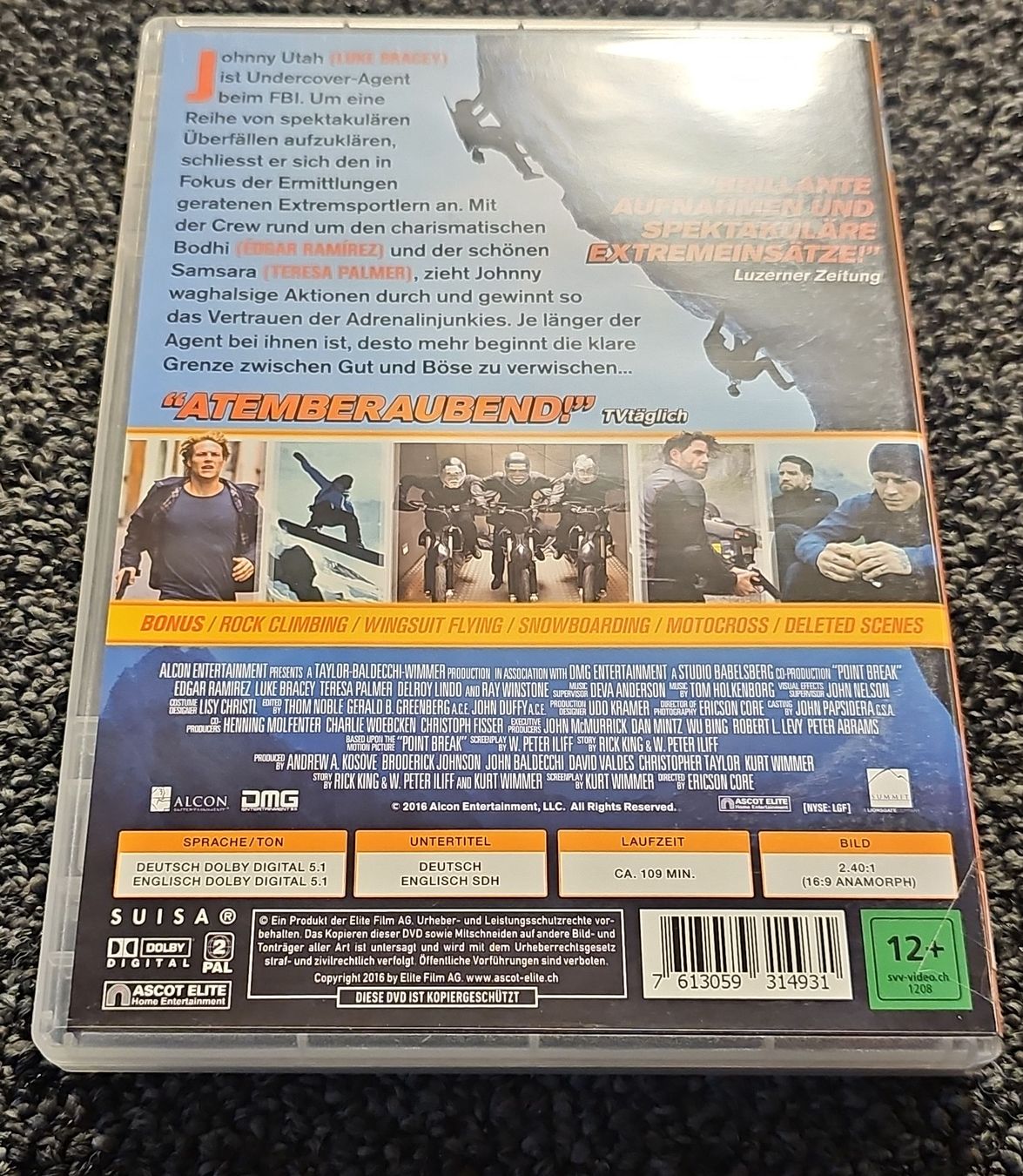 Alle DVDs: Point Break (23649) – Gebraucht aus Ruswil von jan_bxl5 1